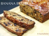 Gluten Free Banana Bread with Dark Chocolate Chunks & Walnut