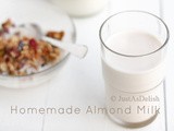 Homemade Almond Milk