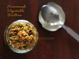 Homemade Vegetable Bouillon