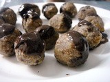 No-Bake Chocolate & Apricot Cookie Dough Bites