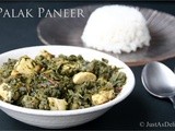 Palak Paneer (Spinach Paneer)