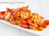 Salted Duck Egg Yolk Prawns