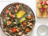 Vegetarian Buckwheat Pancake Pizza