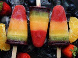Just Homemade: Rainbow Fruit Popsicles