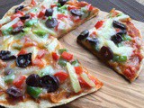 Whole Wheat Flat Bread Pizza Without Oven