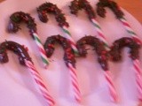 Book Club Holiday Brunch: Chocolate-Covered Candy Canes