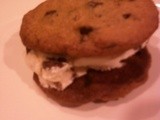 Choc Chip Ice Cream Sandwiches