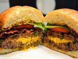 Cheddar-Stuffed Jalapeno Burger