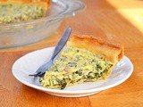 Spinach and Mushroom Quiche