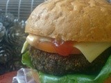 Soya mushroom burger- Happy Teachers Day