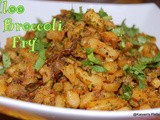 Aloo Broccoli Fry | Potato Broccoli Subzi