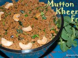 Keema Fry | Mutton Kheema Fry