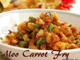 Potato Carrot Vepudu | Aloo Carrot Fry