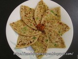 Aloo matar paratha