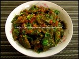 Ghevadyachi Bhaji / Green Hyacinth Beans Stir Fry