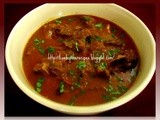 Maharashtrian lamb curry / Kolhapuri tambda rassa / Spicy Mutton Curry / Mutton Rassa