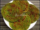 Palak Lachcha Paratha