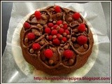 Raspberry chocolate cake