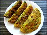 Spinach Carrot Paratha