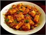 Tofu Green Peas Masala