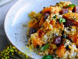 Barley risotto with pumpkin