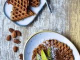 Healthy Banana Waffles with Oats