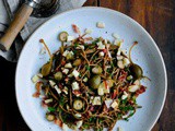 Whole Grain Spaghetti Recipe with Bacon and Kale