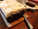 Chocolate Coffee Cake with Maple Spiced Buttercream