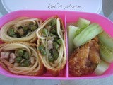 Spaghetti Inari-Zushi Bento (371)