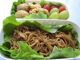 Wanton Noodle, Fried Calamari & Fish Balls Bento (394)