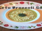 Priya’s #Keto Vegetarian Broccoli Soup