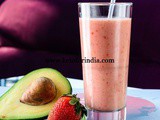 Strawberry Avocado Keto Smoothie