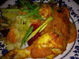 Baked ayam percik
