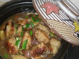 Braised chicken wings with shallots