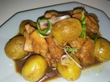 Braised chicken with fresh dates