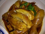 Braised chicken with mandarin orange peel