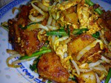 Char koay kak [fried steamed rice cake]