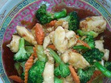 Chicken and broccoli stir fry