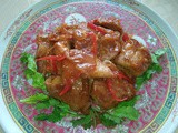 Chinese style pork steak