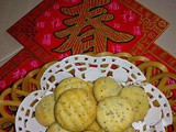 Cny 2015 - Lemon Poppy Seeds Cream Cheese Cookies