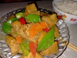 Ezcr#134-fry tofu puffs with capsicum