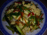 Ezcr#25 - stir fried leeks with scrambled eggs