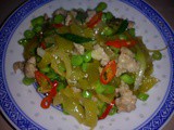 Ezcr#39 - stir fry pickled mustard with french beans