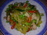 Ezcr#39 - stir fry pickled mustard with french beans
