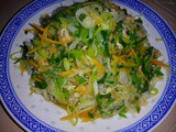 Ezcr#40 - stir fry white radish with leeks