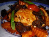 Fried pork with mushrooms & fungus