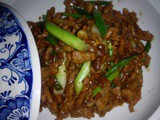 Fried shredded pork with sweet paste