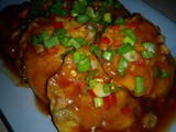 Fried taupau in sweet sour sauce