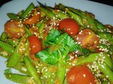 Masala french beans with fenugreek