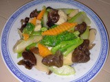 Meatless dish - stir fry kailan